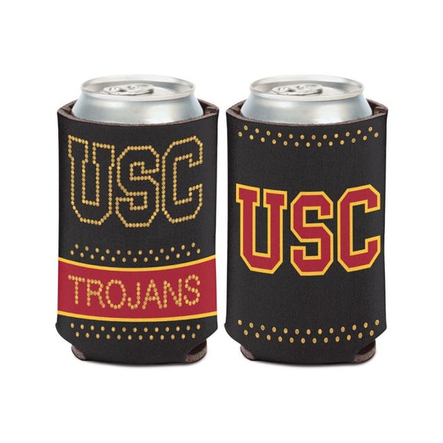 Enfriador de lata USC Trojans Bling de 12 oz.