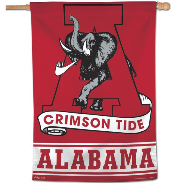 Bandera vertical de Alabama Crimson Tide/College Vault de 28" x 40"