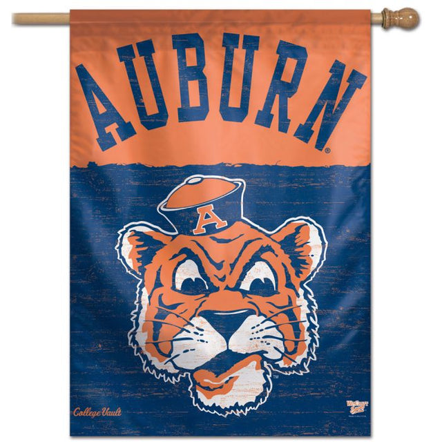 Bandera vertical VAULT de los Auburn Tigers/College Vault de 28" x 40"