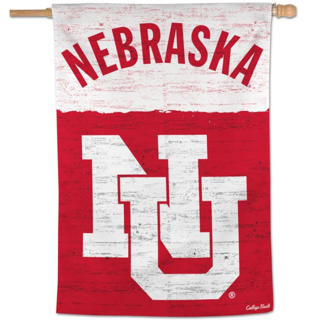 Nebraska Cornhuskers /College Vault Vertical Flag 28" x 40"