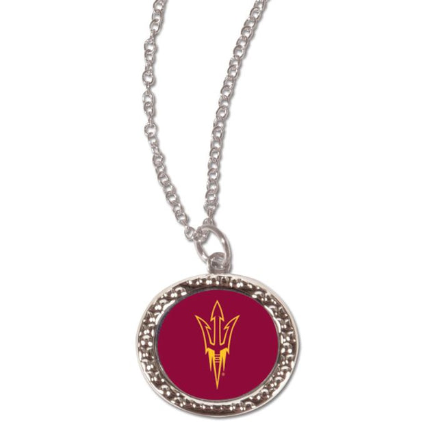 Arizona State Sun Devils Necklace w/Charm Jewelry Card