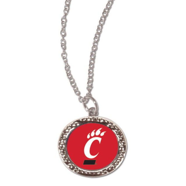 Collar con dije de los Cincinnati Bearcats y tarjeta de joyería