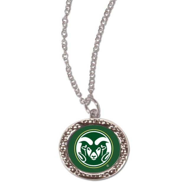 Colorado State Rams Necklace w/Charm Jewelry Card