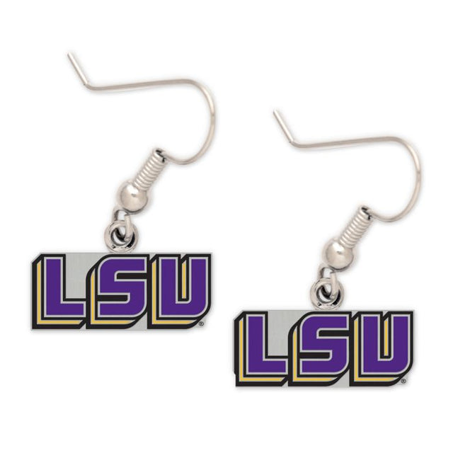 LSU Tigers Earrings Jewelry Card