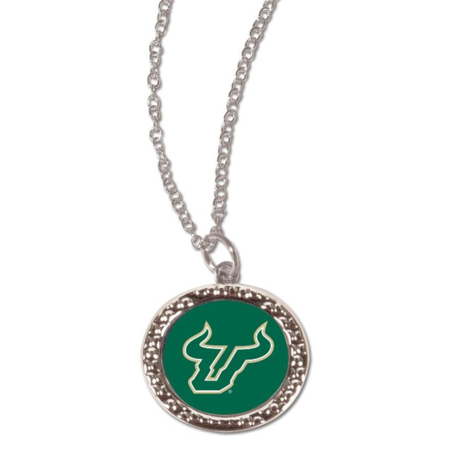 Collar con dije de los South Florida Bulls y tarjeta de joyería