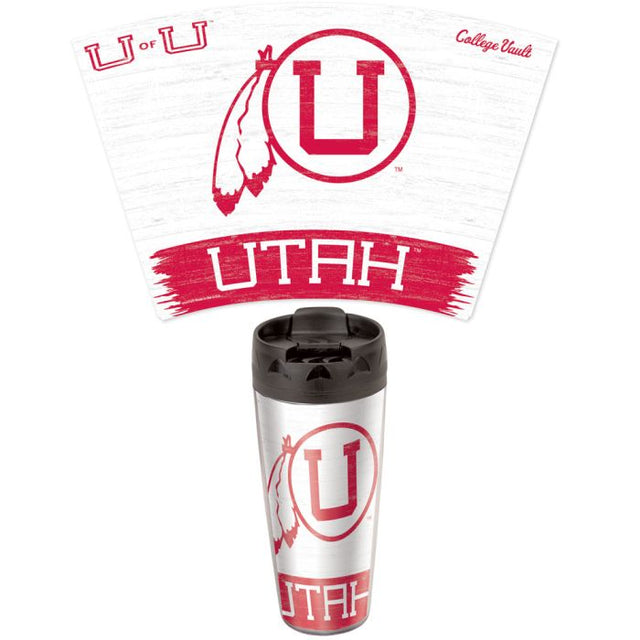 Utah Utes /College Vault Travel Mug 16 oz