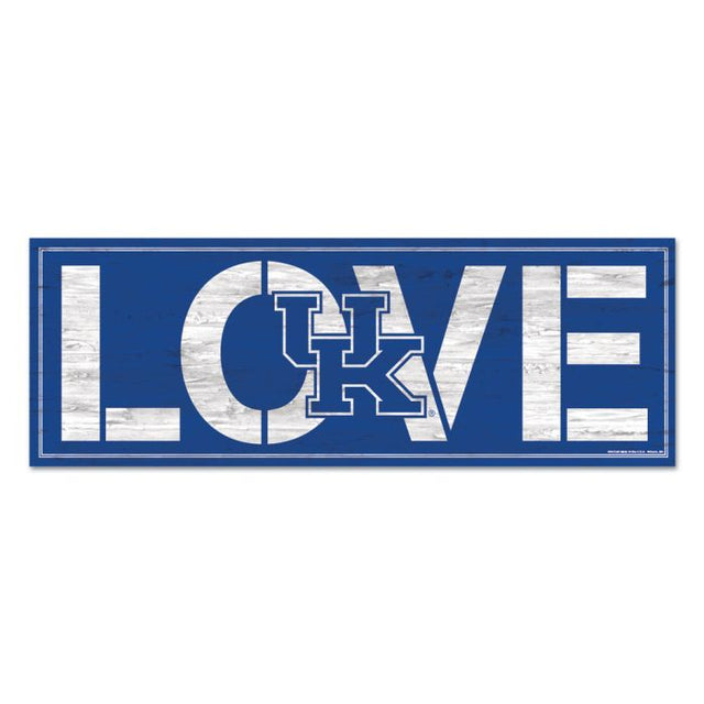 Kentucky Wildcats Wood Sign 8"x23" 1/4" thick