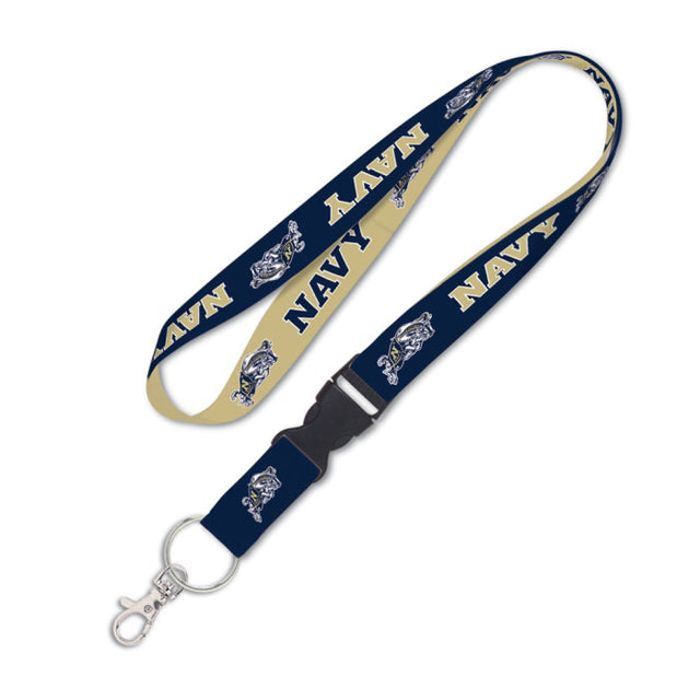 Navy Midshipmen Lanyard w/detachable buckle 1"