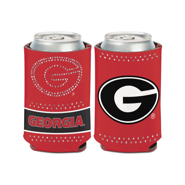 Enfriador de lata Bling de Georgia Bulldogs de 12 oz.