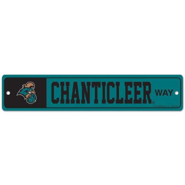 Coastal Carolina Chanticleers Street / Zone Sign 3.75" x 19"