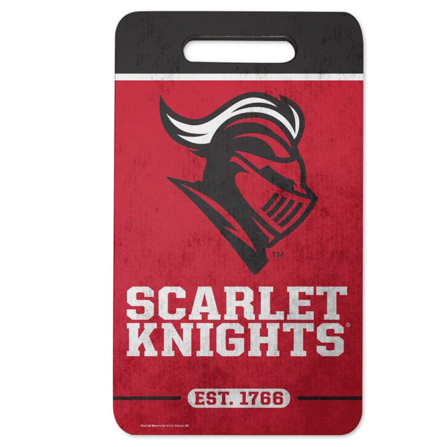 Cojín de asiento de los Rutgers Scarlet Knights: almohadilla para rodillas de 10 x 17