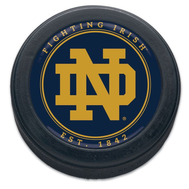 Notre Dame Fighting Irish Hockey puck