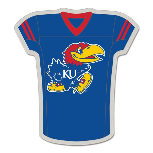 Tarjeta de joyería con pin de colección de los Kansas Jayhawks