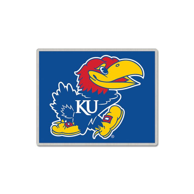 Tarjeta de joyería con pin de colección de los Kansas Jayhawks