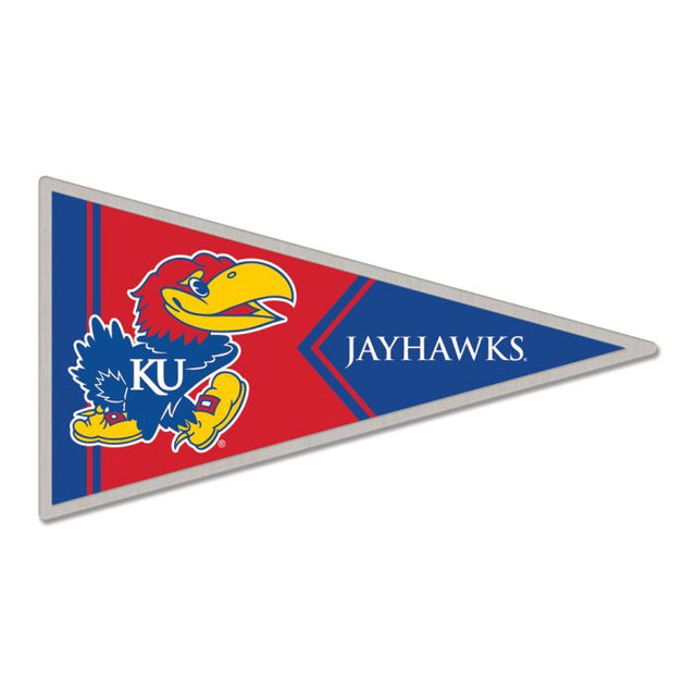 Tarjeta de joyería con pin de colección de los Kansas Jayhawks