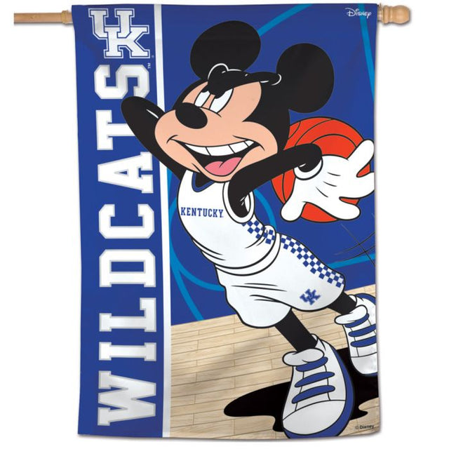 Kentucky Wildcats / Disney MICKEY MOUSE BASKETBALL Vertical Flag 28" x 40"