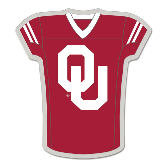 Tarjeta de joyería con pin de colección de los Oklahoma Sooners