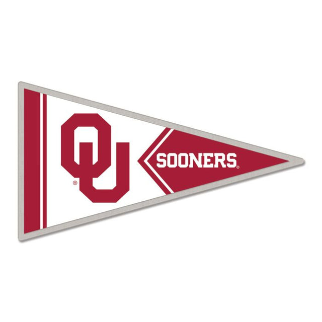 Tarjeta de joyería con pin de colección de los Oklahoma Sooners