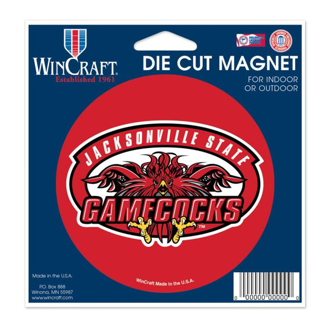 Jacksonville State Gamecocks Die Cut Magnet 4.5" x 6"