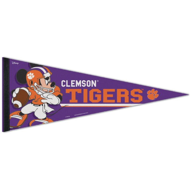 Banderín premium de Clemson Tigers / Disney de 12" x 30"