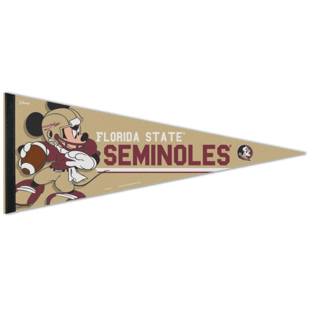 Banderín premium de Disney de los Florida State Seminoles de 12" x 30"