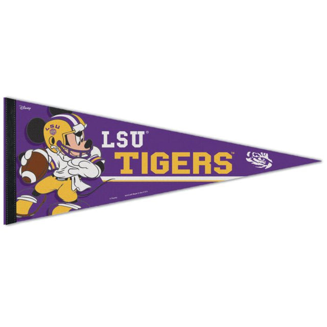 Banderín premium de LSU Tigers / Disney de 12" x 30"