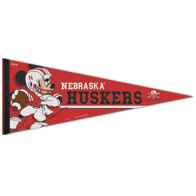 Banderín premium de Disney de Nebraska Cornhuskers de 30 x 76 cm