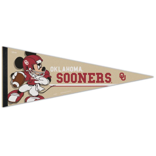 Banderín premium de Oklahoma Sooners/Disney de 30 x 76 cm