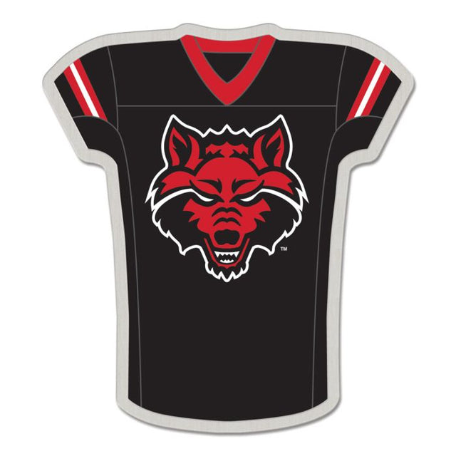 Tarjeta de joyería con pin de colección de los Arkansas State Red Wolves