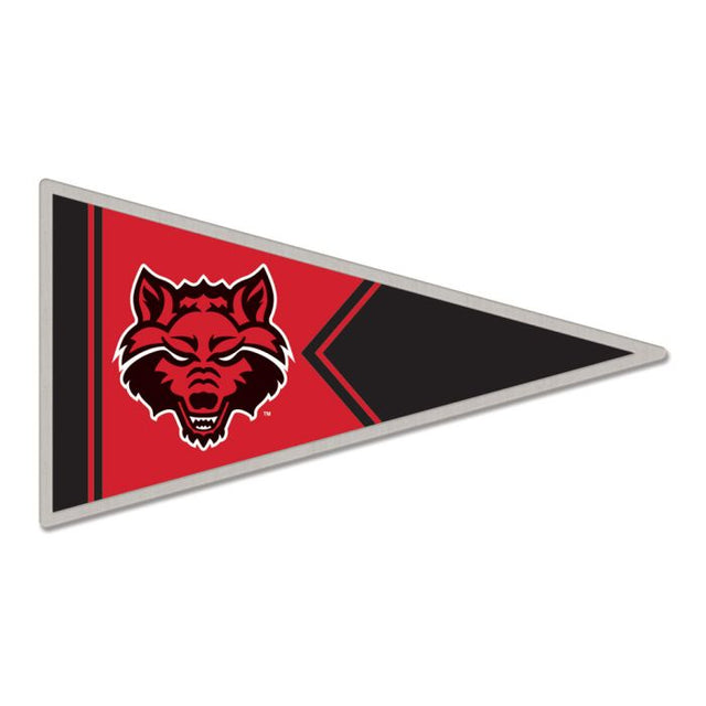 Tarjeta de joyería con pin de colección de los Arkansas State Red Wolves