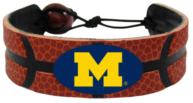 Pulsera clásica de baloncesto de Michigan Wolverines CO