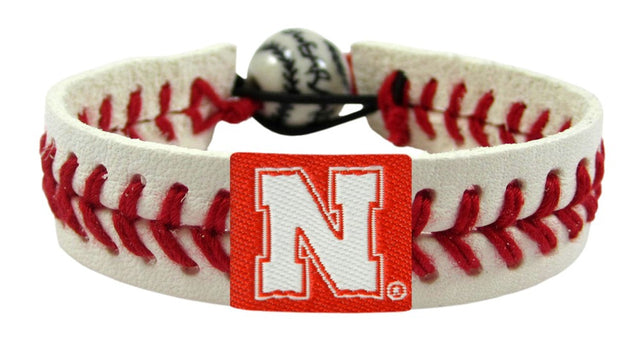 Pulsera clásica de béisbol de Nebraska Cornhuskers CO