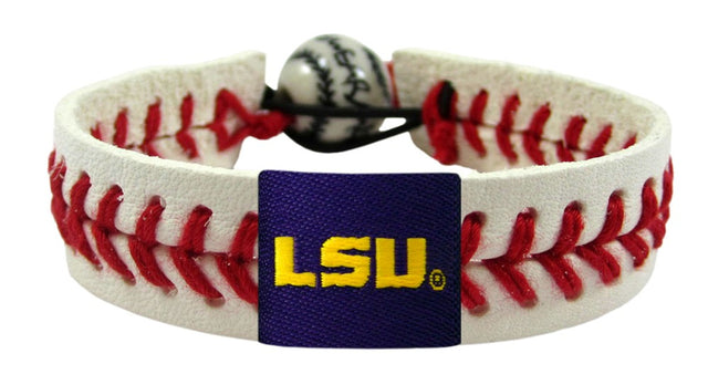 Pulsera clásica de béisbol de los Tigres de LSU CO