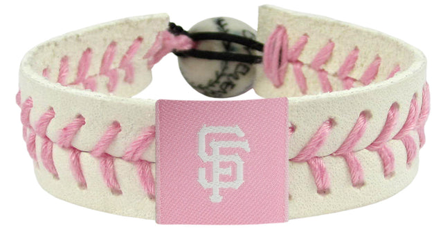 Pulsera de béisbol rosa de los San Francisco Giants CO