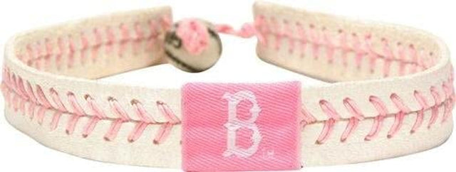 Boston Red Sox Bracelet Baseball Pink Alternate