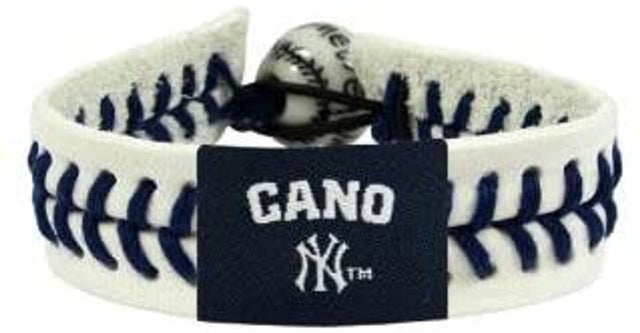 Pulsera de los Yankees de Nueva York con béisbol genuino de Robinson Cano CO