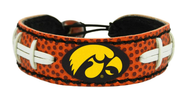 Pulsera clásica de fútbol de Iowa Hawkeyes CO