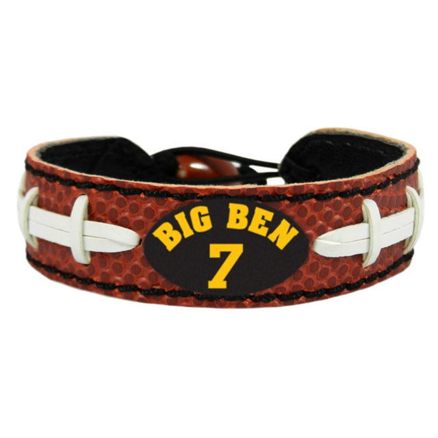 Pulsera de los Pittsburgh Steelers con la camiseta clásica de Ben Roethlisberger Design