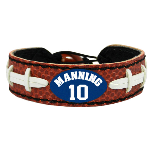 Pulsera de los New York Giants con diseño clásico de béisbol de Eli Manning Design CO