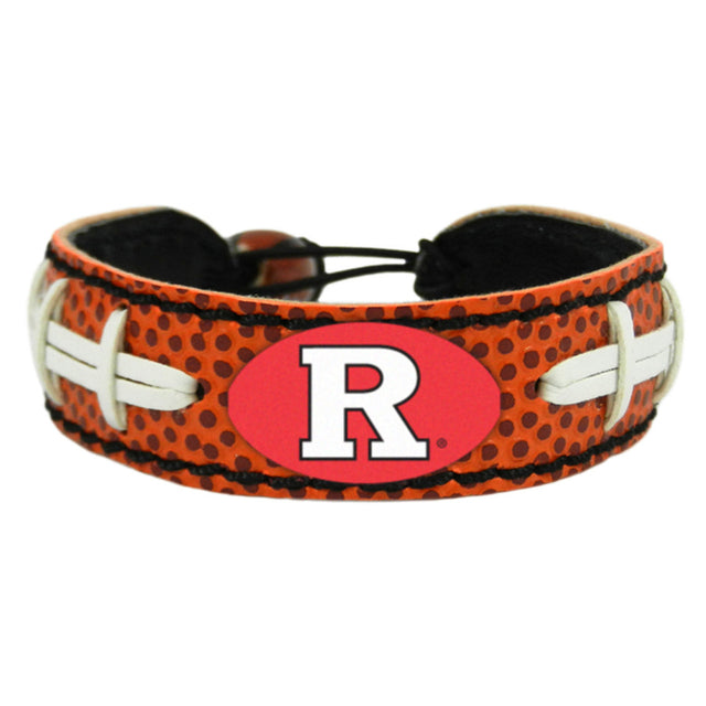 Pulsera clásica de fútbol de Rutgers Scarlet Knights CO