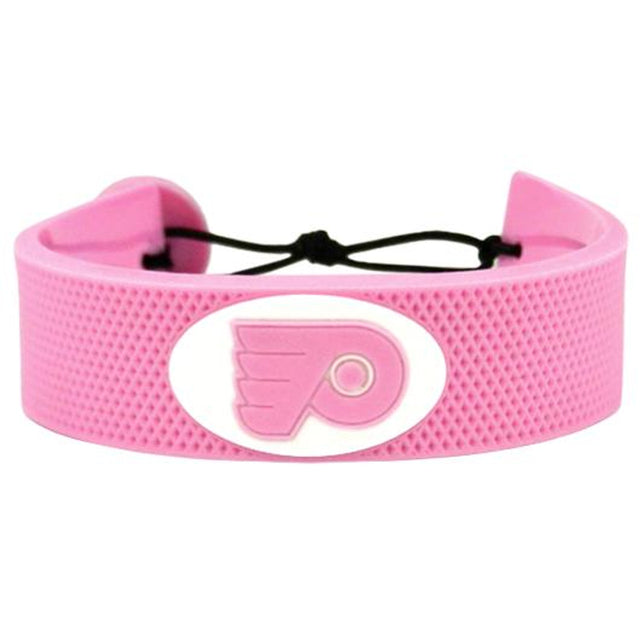 Pulsera rosa de los Philadelphia Flyers Hockey CO