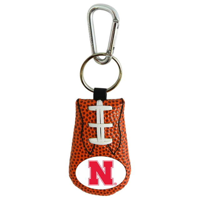 Llavero clásico de fútbol de Nebraska Cornhuskers CO