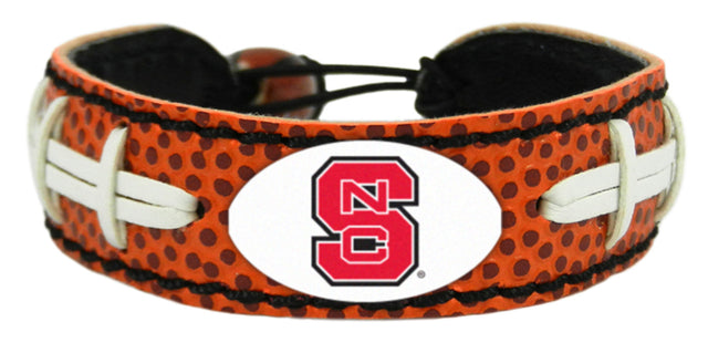 Pulsera clásica de fútbol de North Carolina State Wolfpack