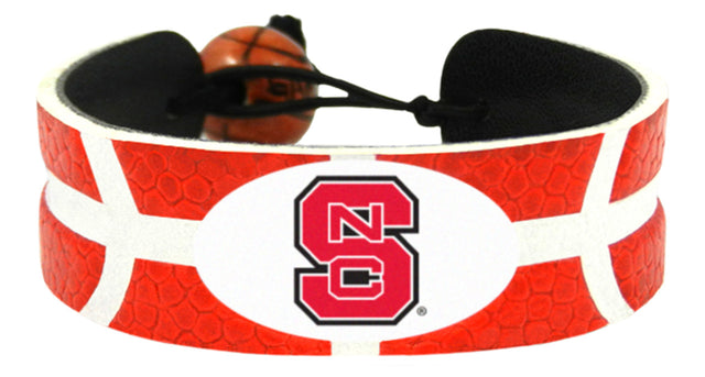 Pulsera de baloncesto de colores del equipo North Carolina State Wolfpack