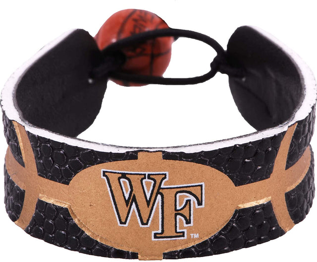 Pulsera de color del equipo de baloncesto de Wake Forest Demon Deacons