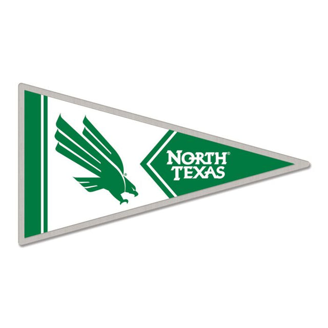 Tarjeta de joyería con pin de colección de North Texas Mean Green