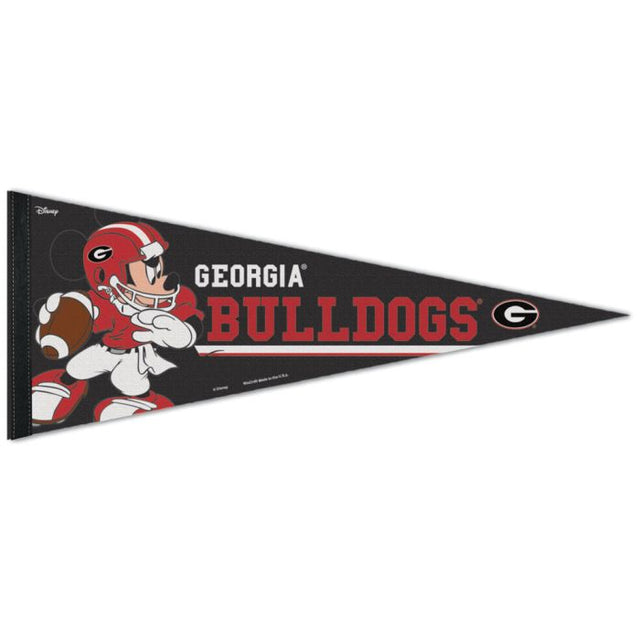 Banderín premium de Georgia Bulldogs / Disney de 12" x 30"