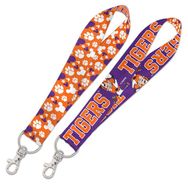 Correa para llaves con cordón de 1 pulgada de los Clemson Tigers/Disney