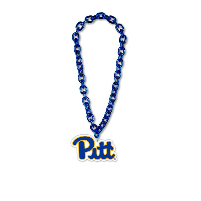 Collar con cadena de gran fanático de los Pittsburgh Panthers