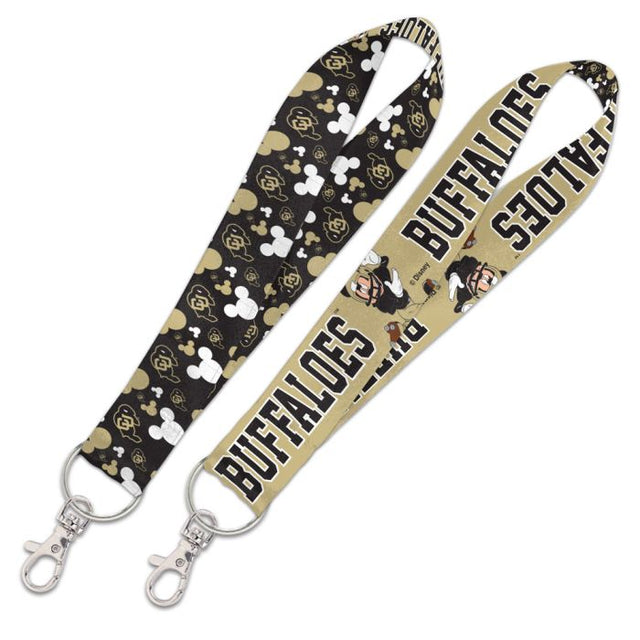 Colorado Buffaloes / Disney MICKEY MOUSE FOOTBALL Lanyard Key Strap 1"